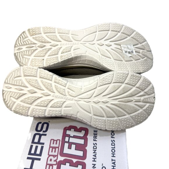 Skechers Hands Free Slip-Ins Swift Fit | Taupe | Size 7 New With Box - Picture 5 of 9